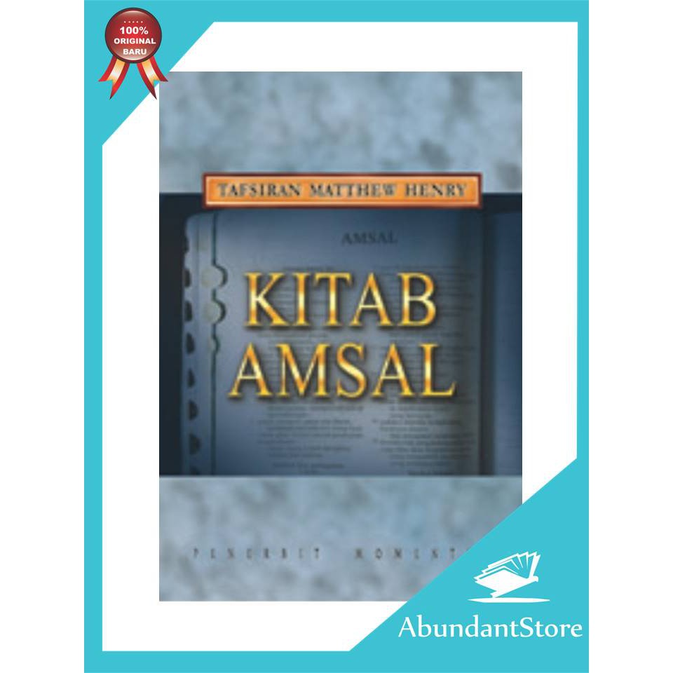 Jual Buku Tafsiran Matthew Henry Kitab Amsal Shopee Indonesia