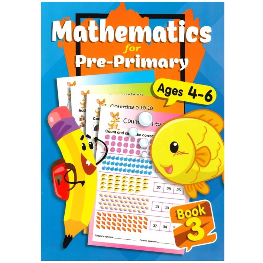 Jual [Mind To Mind] Mathematics For Pre Primary Book 1-4 (Preschool ...