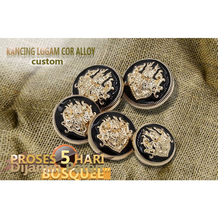 Jual Produsen kancing bahan logam alloy dan besi cor anhas desain ...