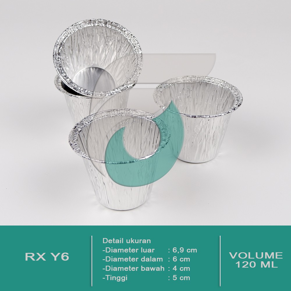 Jual alumunium foil cup RX Y6 ( zuppa soup mini ) Shopee Indonesia