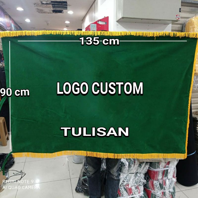 Jual Bendera Pataka Custom Bordir Dua Muka Shopee Indonesia