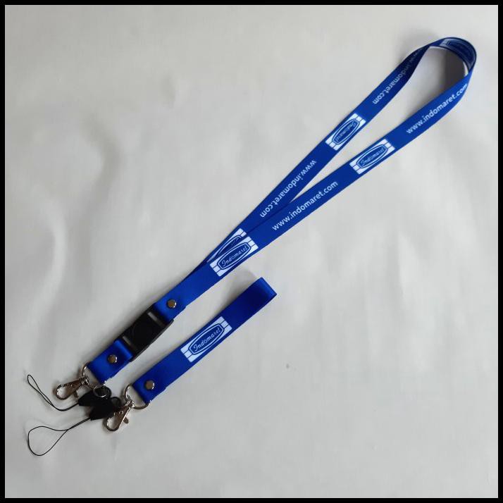 Jual Paket Murah Tali Id Card/Lanyard Indomaret 2 Cm - Biru Putih ...