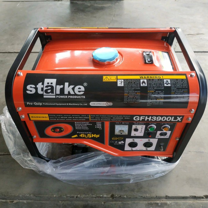 Jual Genset Gasoline Generator Watt Full Tembaga Starke Shopee