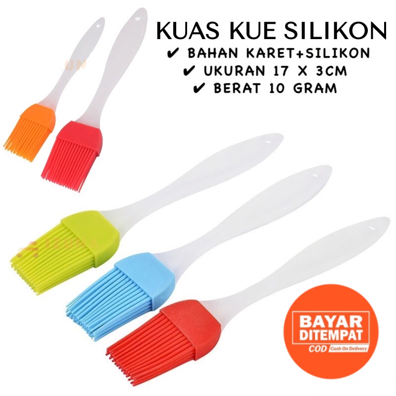Jual Kuas Kue Silikon Tahan Panas Kecil Silicone Roti Mentega Masak ...