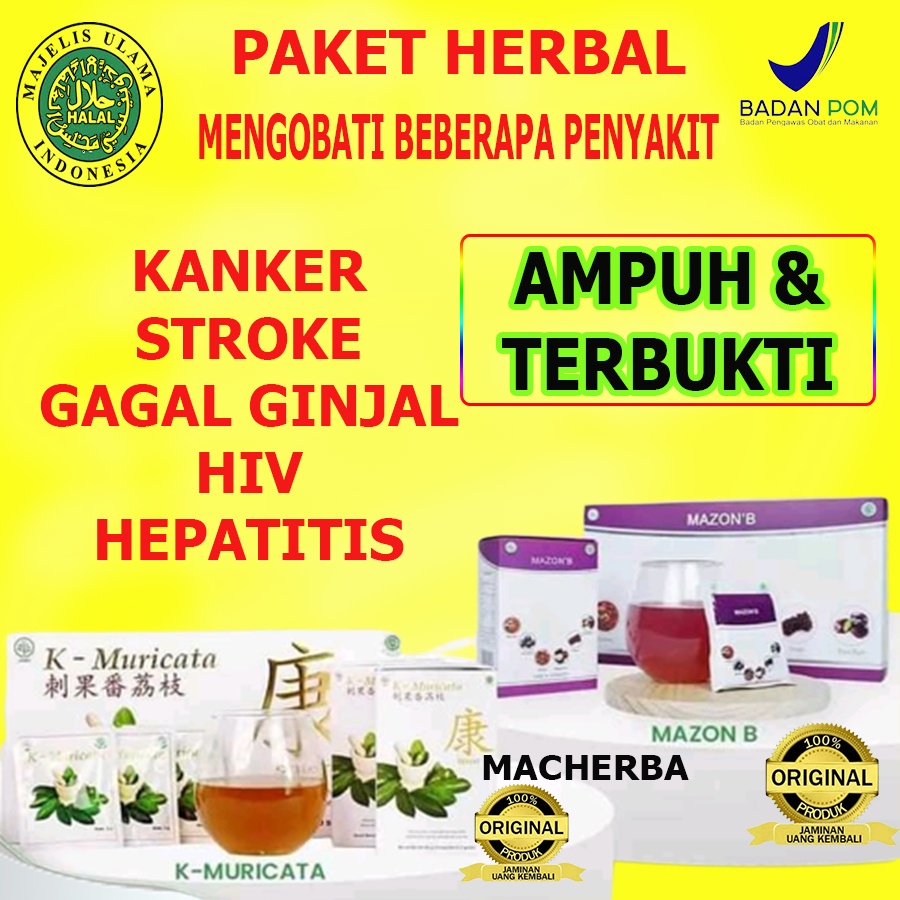 Jual K Muricata Dan Mazon B Obat Kanker Payudara Paling Ampuh Kista Hiv ...