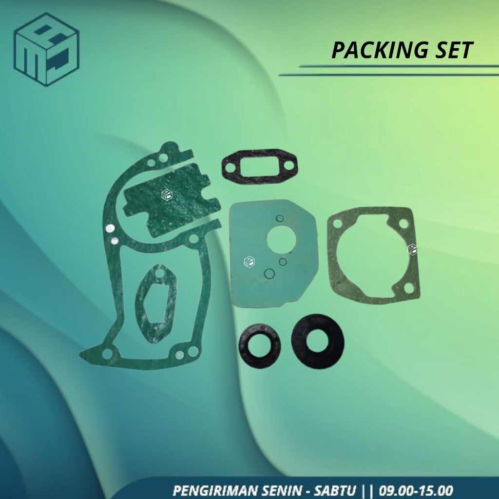 Jual Packing Set Lengkap Oil Seal Perpak Mesin Chainsaw Bar 22 Senso ...