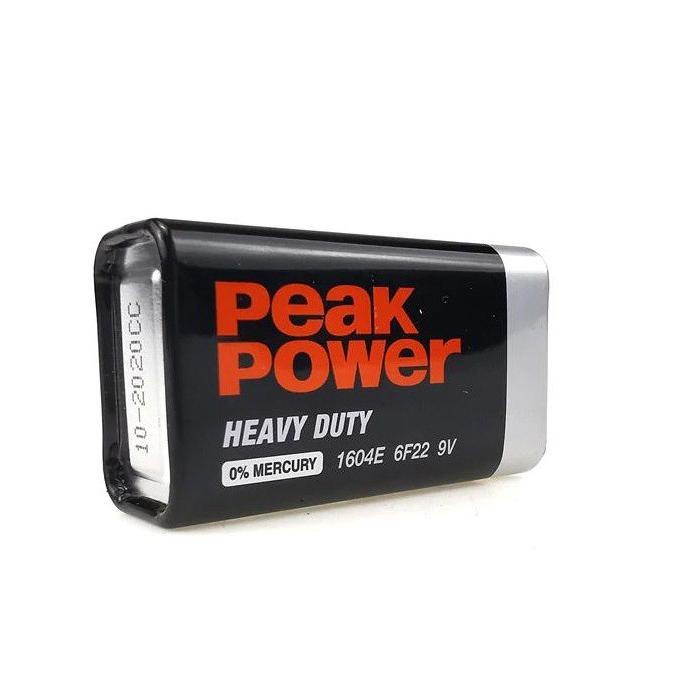 Jual Baterai Battery 9V Peak Power Dry 6F22 1604E Alkaline Battery ...