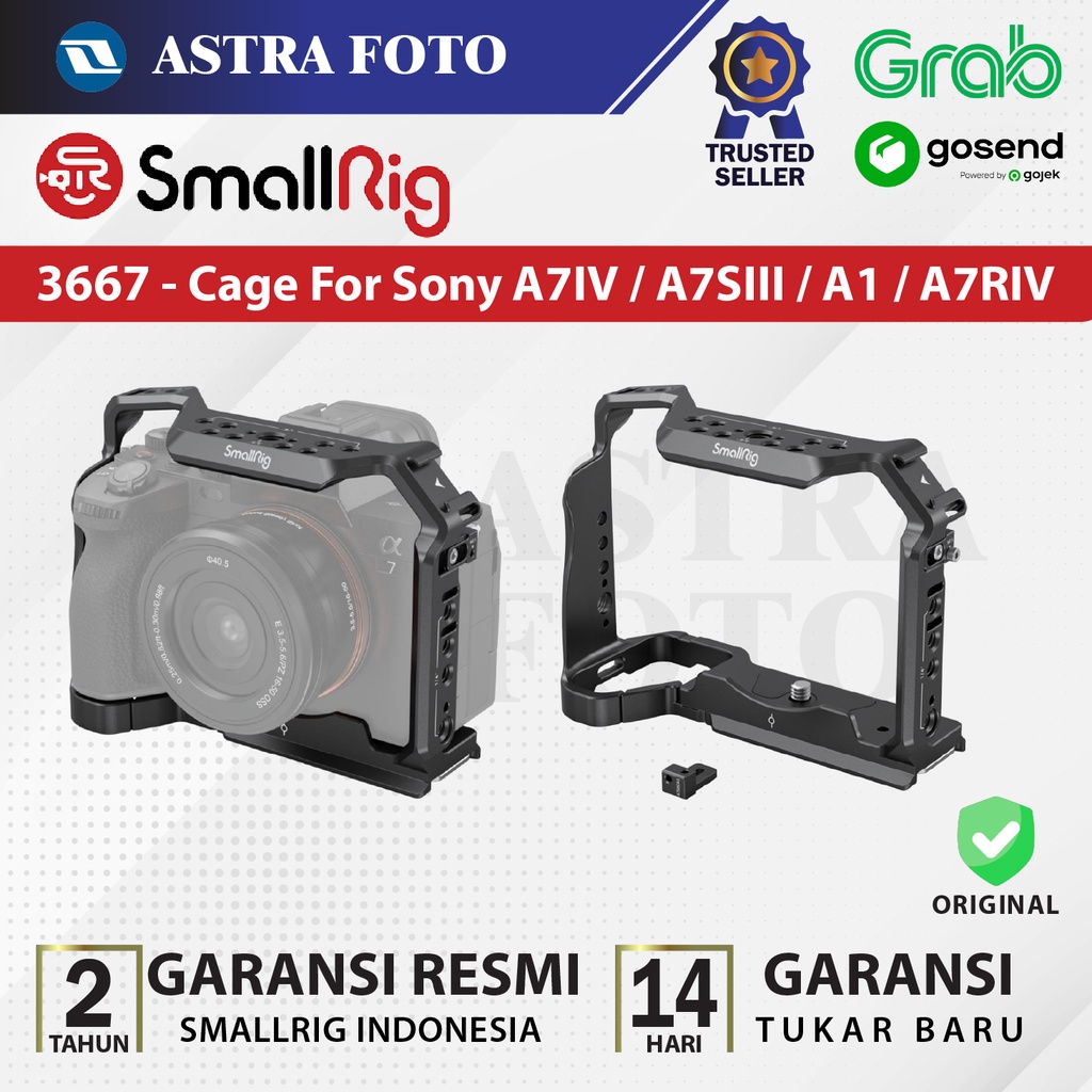 Jual SmallRig Full Camera Cage Sony A7IV / A7SIII / A1 / A7RIV 3667 Shopee Indonesia