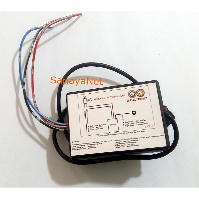 Jual Pengaman Motor Sensor Sentuh Dengan Alarm Anti Maling | Shopee ...