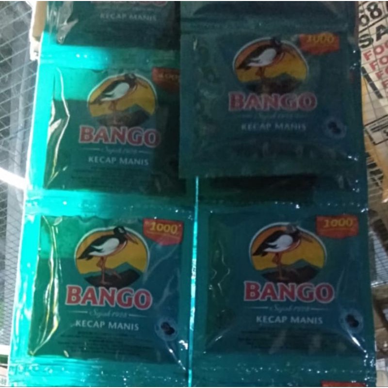 Jual Kecap Manis cap Bango 19 ml 1 renteng (isi 12 sachet) | Shopee ...