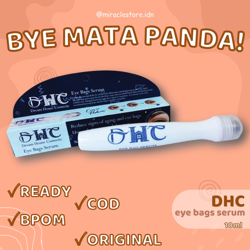 Jual BPOM DHC EYEBAG SERUM PENGHILANG MATA PANDA AMPUH l DREAM HOUSE