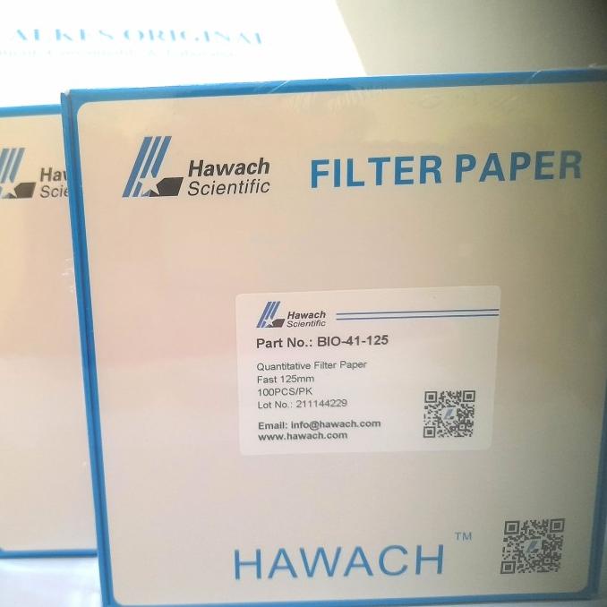Jual Kertas saring/Filter paper No.41 Hawach ( 125 mm ) Shopee Indonesia