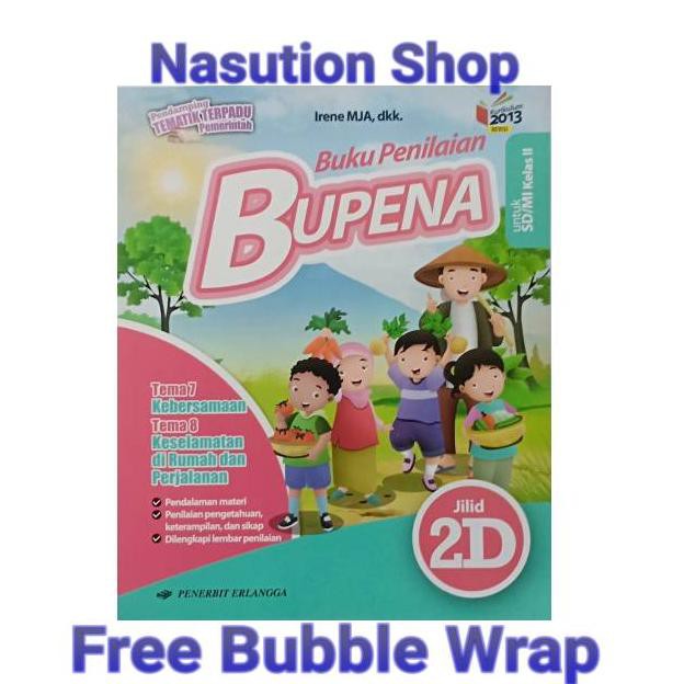 Jual Paket Buku Bupena Kelas 2 SD 2C & 2D K13 Revisi Erlangga (ART. 5 ...