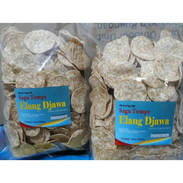 Jual Keripik Tempe Kripik Tempe Sagu 1 Kg Elang Djawa Camilan Cemilan