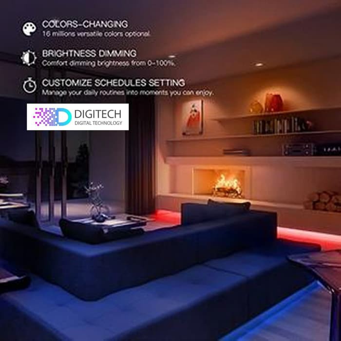Jual Xiaomi Yeelight Flexible Smart Light Strip Color LED RGB WIFI ...