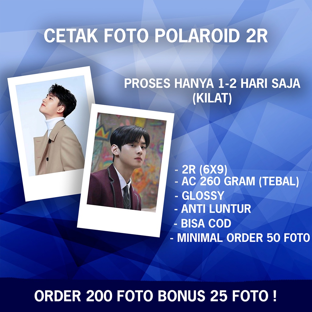 CETAK FOTO 2R (FAST) + (BISA COD) + (BANYAK BONUS) + (FREE WOODEN CLIP)