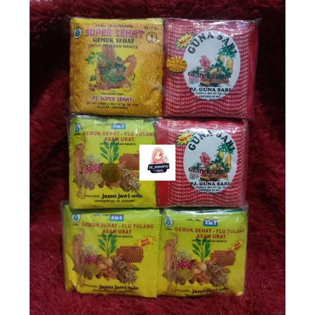 Jual Jamu Guna Sari Gemuk Sehat 100 Ori Jamu Tradisional Shopee Indonesia 3642