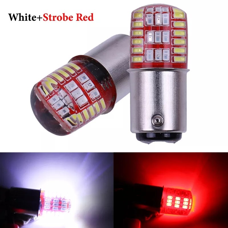 Jual Lampu Rem Lampu Stop Bayonet 1157 2 Warna 42 Smd R245 | Shopee ...