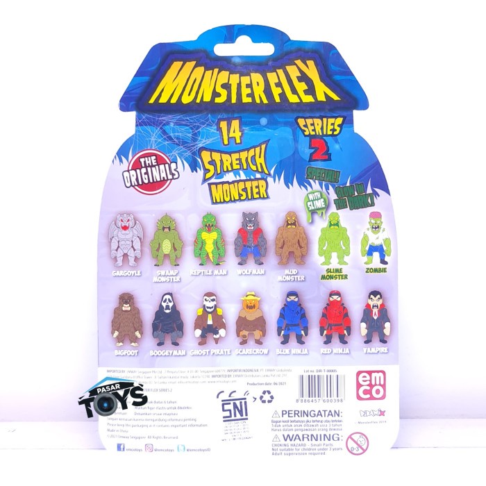 Jual Monster Flex Emco Stretchy Toys Series 2 Zombie | Shopee Indonesia