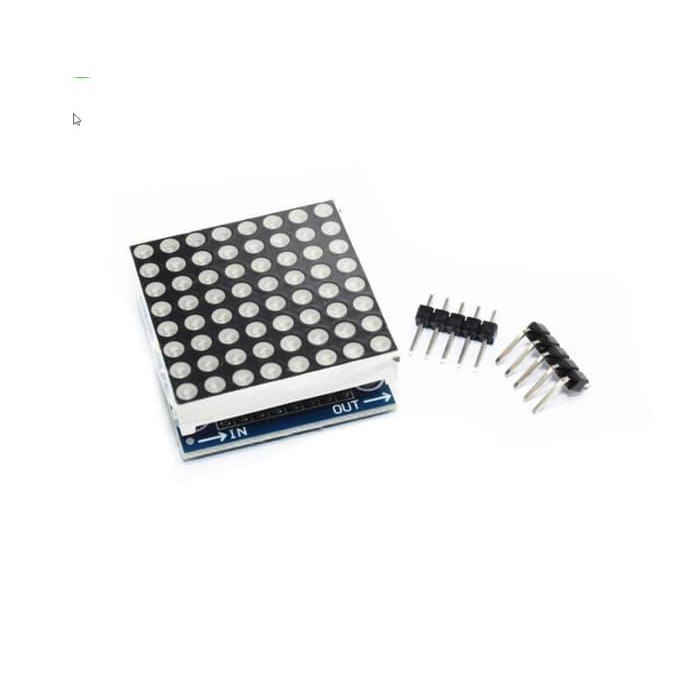 Jual Max7219 Max 7219 8x8 Led Dot Matrix Display Module Control Mcu Kit Smd Spareparts 6166