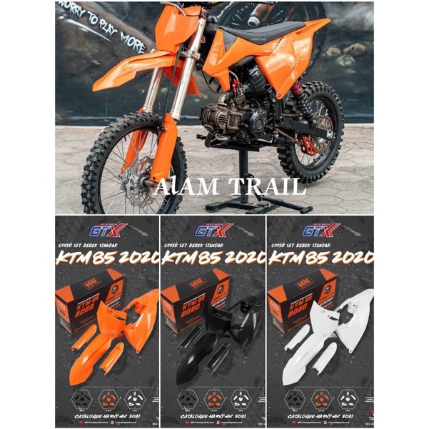 Jual COVER BODY SET KTM 85 BEBEK STANDAR BEBEK MODIF GTX COVERSET KTM