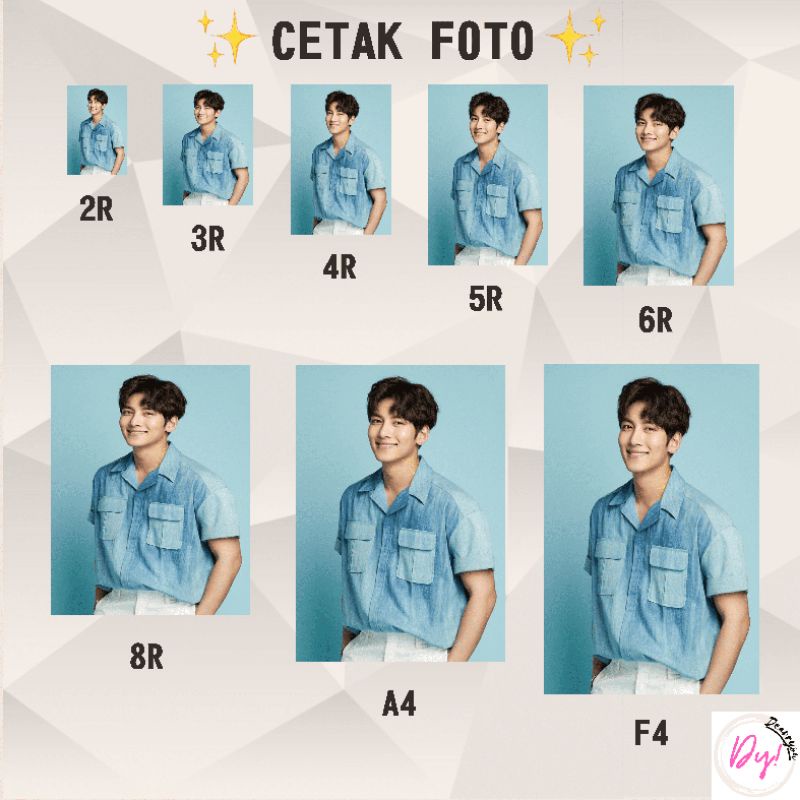 Jual Cetak Foto Ukuran 2r 3r 4r 5r 6r 8r A4 F4 Shopee Indonesia 6105