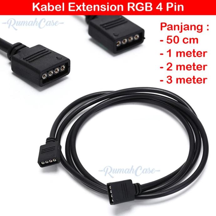 Jual Kabel Extension Led Strip Rgb Pin Cable Extender Male Female Murah Shopee Indonesia