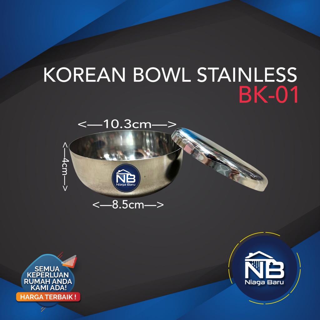 Jual Korean Rice Bowl Mangkuk Makan Korea Stainless Steel Shopee