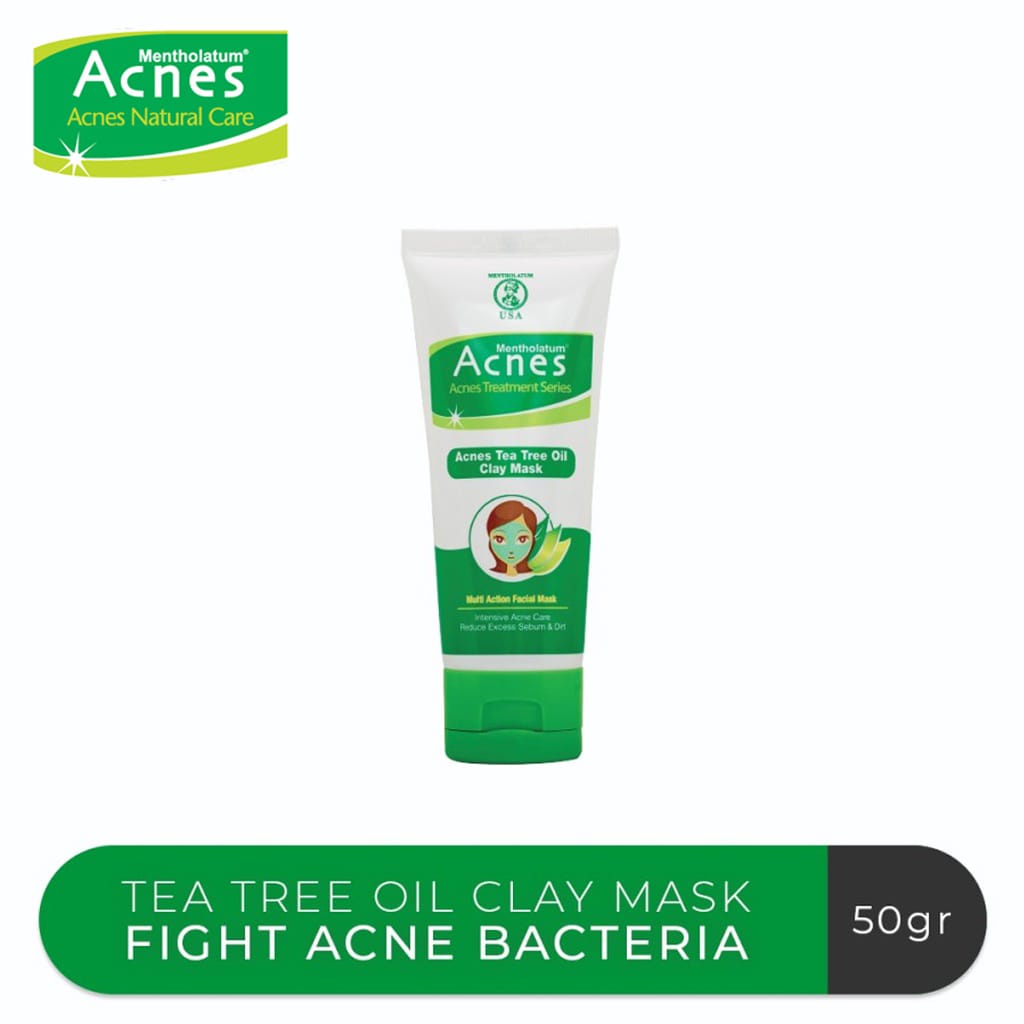 Jual ACNES TEA TREE CLAY MASK 50 ml // PANDALOVELY Shopee Indonesia