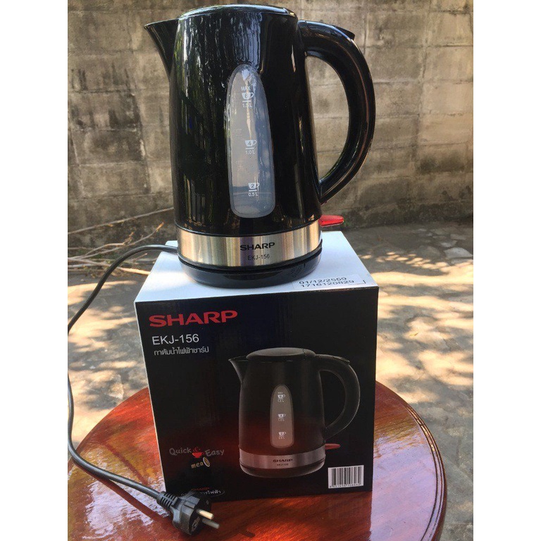 Jual Sharp Kettle Listrik 1.5 Liter EKJ 156BK / Teko Ketel Elektrik Low ...