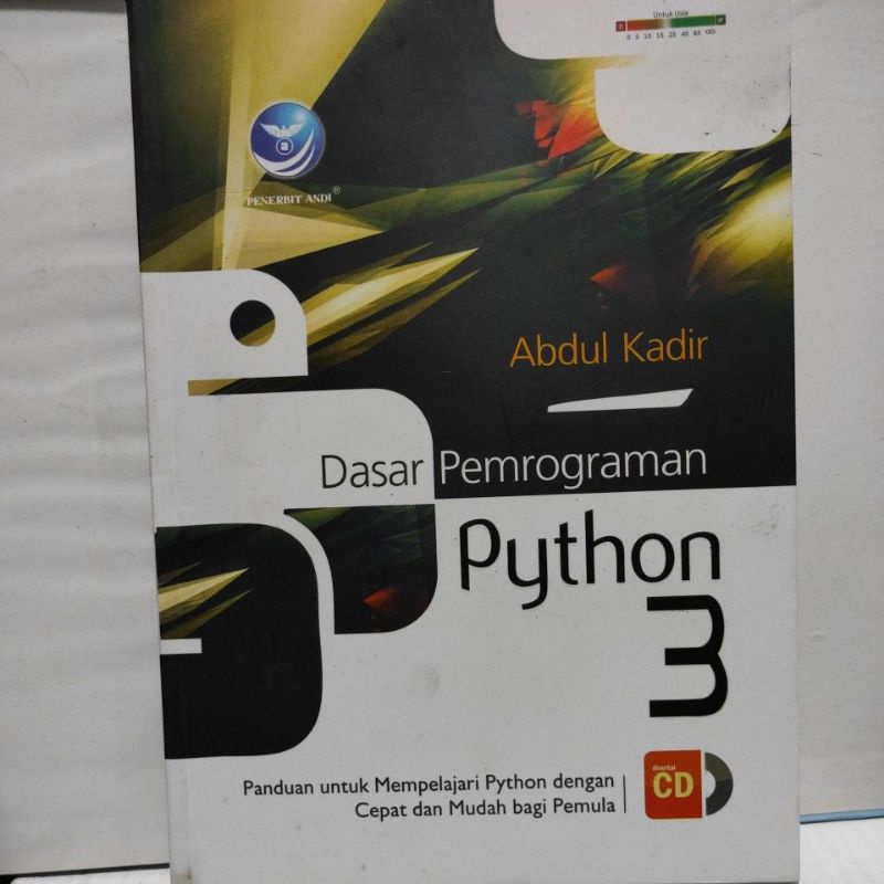 Jual Buku Dasar pemrograman Python 3 panduan untuk mempelajari python ...