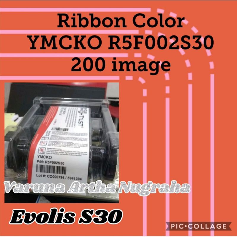 Jual Ribbon Color YMCKO R5F002S30 Evolis / Evolis / R5F002S30 / Evolis ...