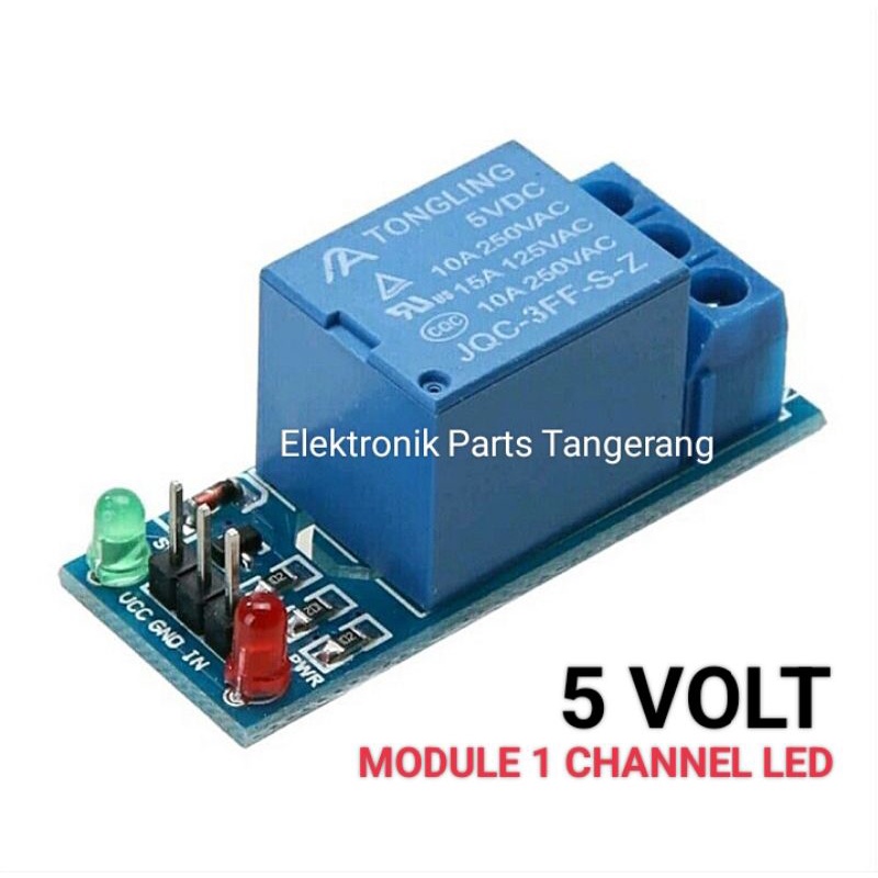 Jual MODULE 1 CHANNEL LED 5 VOLT RELAY MODULE 1 CHANNEL LED RELAY MODUL ...