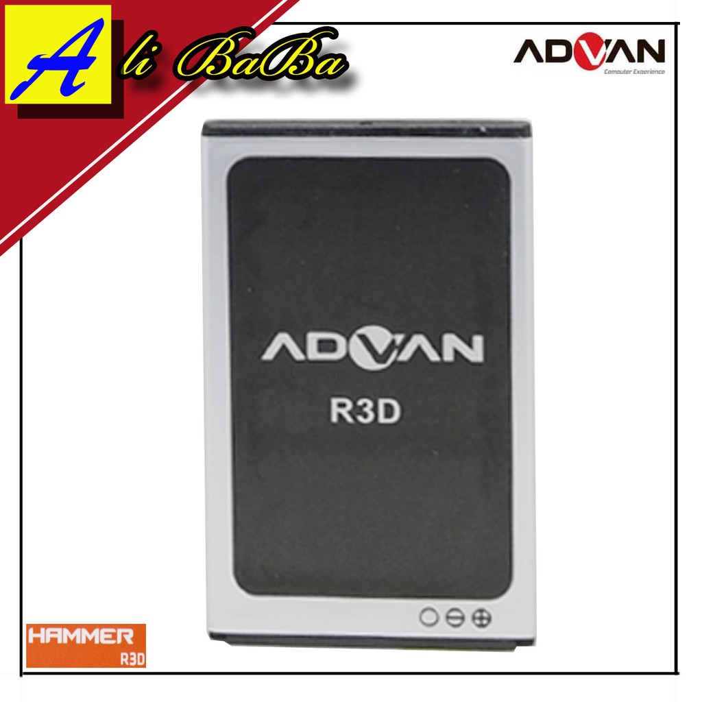 Jual Baterai Handphone Advan R3D Hammer Double Power Advan R3D Batre HP ...