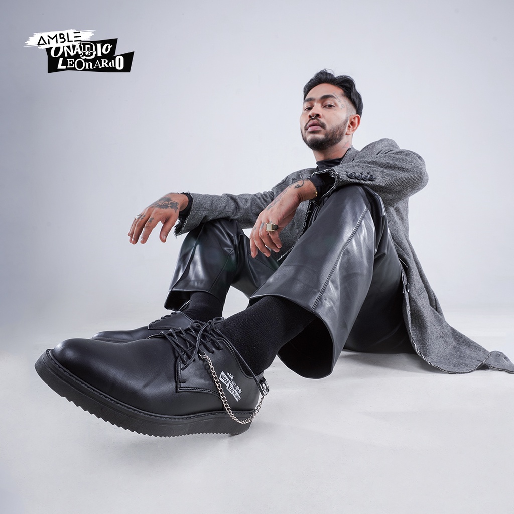 Jual AMBLE Sepatu Pria Carter Lite Vegan Black x Onadio Leonardo