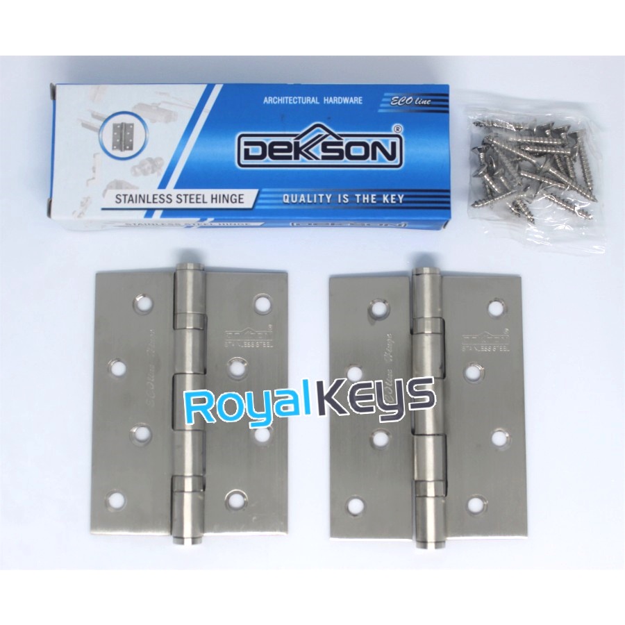 Jual Engsel Kupu Pintu Inch Hinge Dekson Dekkson Ess El X X Mm Bb Sss Shopee Indonesia