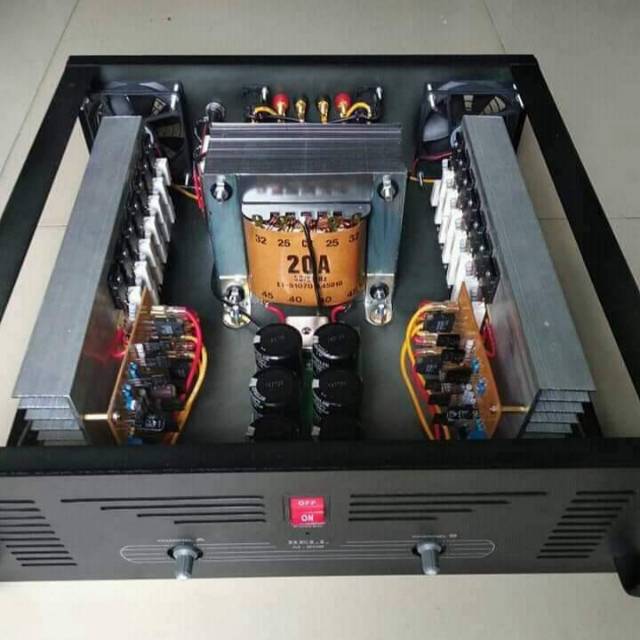 Jual Power Amplifier Rakitan 20Amper 1400watt Shopee Indonesia