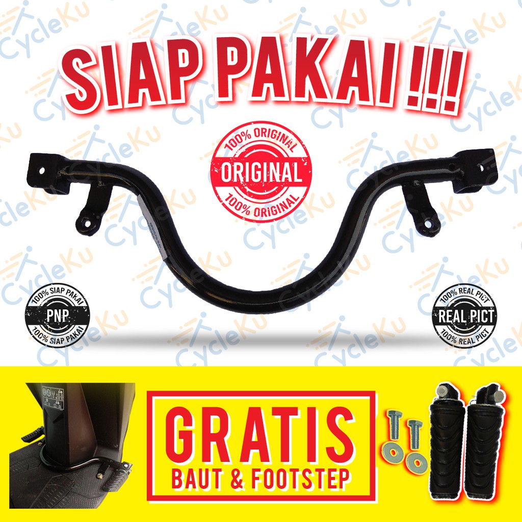 Jual [FREE FOOTSTEP] (COD) Pijakan Kaki Depan Motor Bastep Depan Beat ...