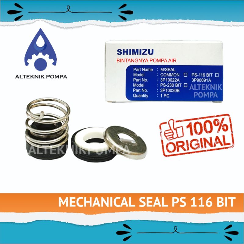 Jual MECHANICAL SEAL / SIL SHIMIZU ORIGINAL PS 116 BIT | Shopee Indonesia