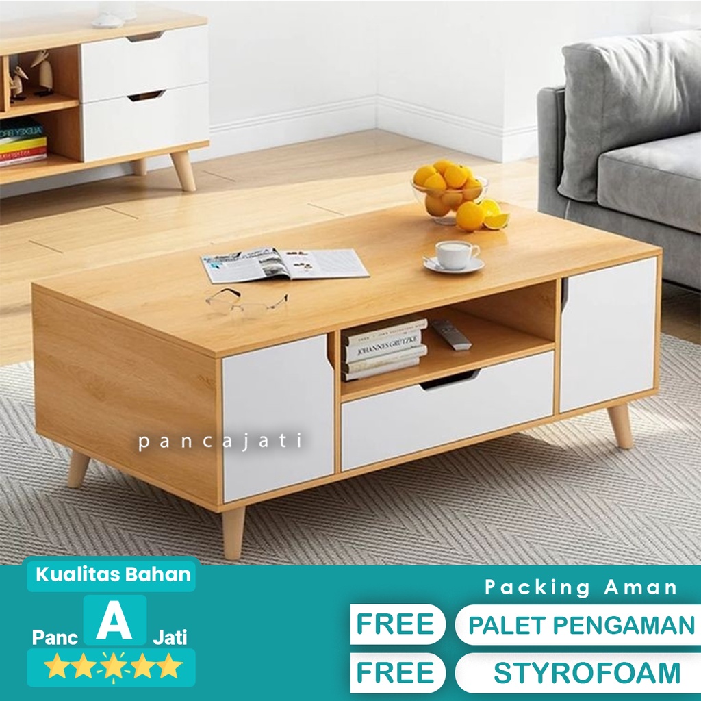 Jual Meja Ruang Tamu Ruang Keluarga Minimalis Modern | Shopee Indonesia