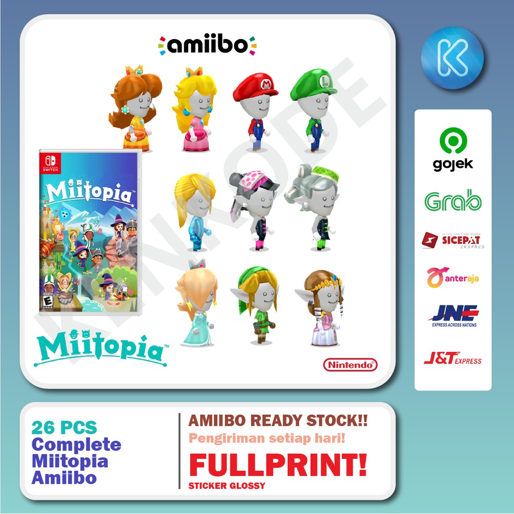 Jual Amiibo Miitopia Nintendo Switch Complete Set 26 Pcs (Satuan ...