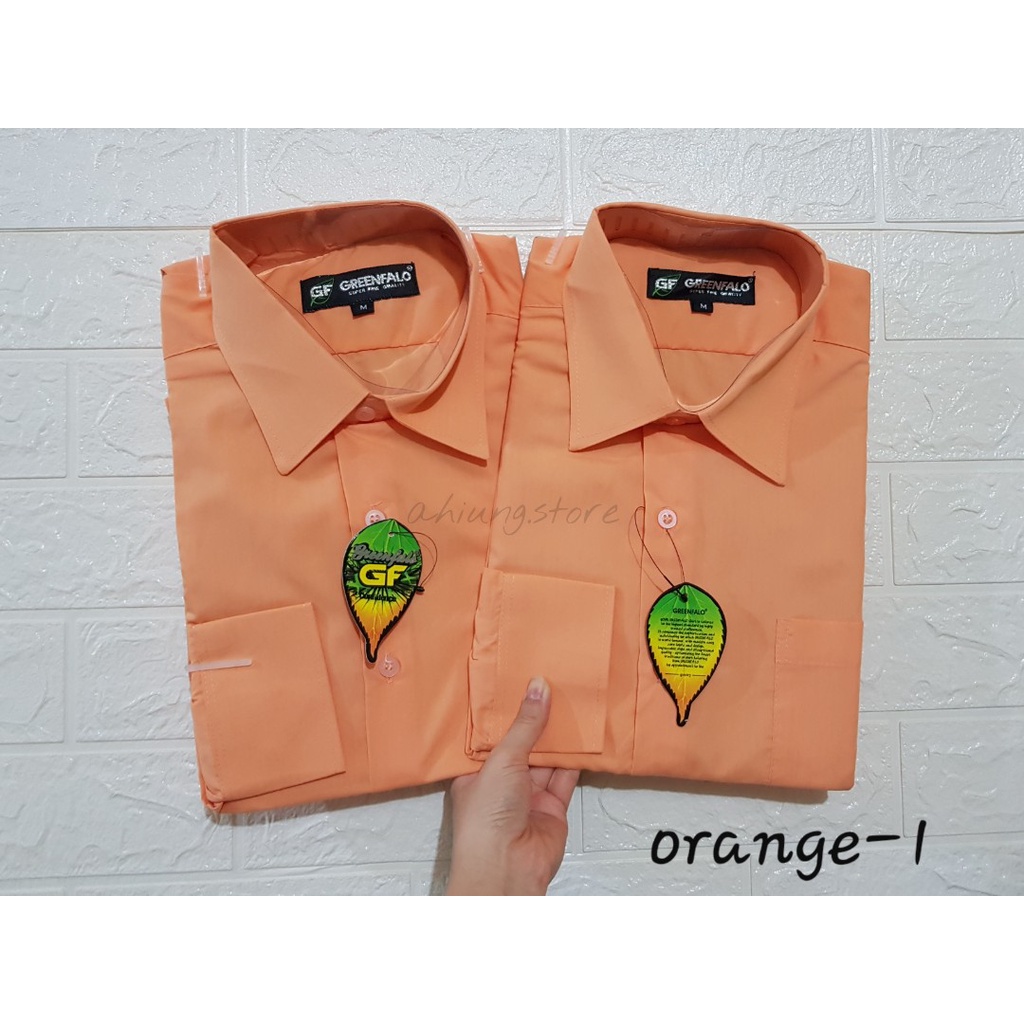 Kemeja Lengan Panjang Ganele Navy Green
