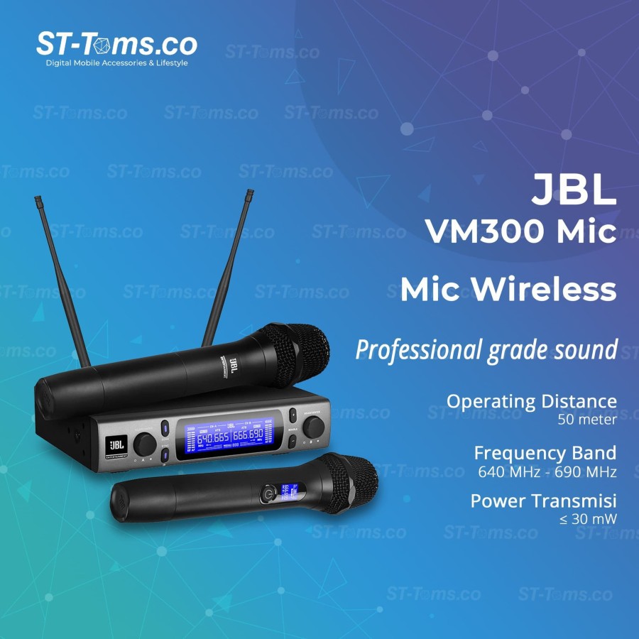 Jual JBL VM300 Wireless Microphone System Shopee Indonesia