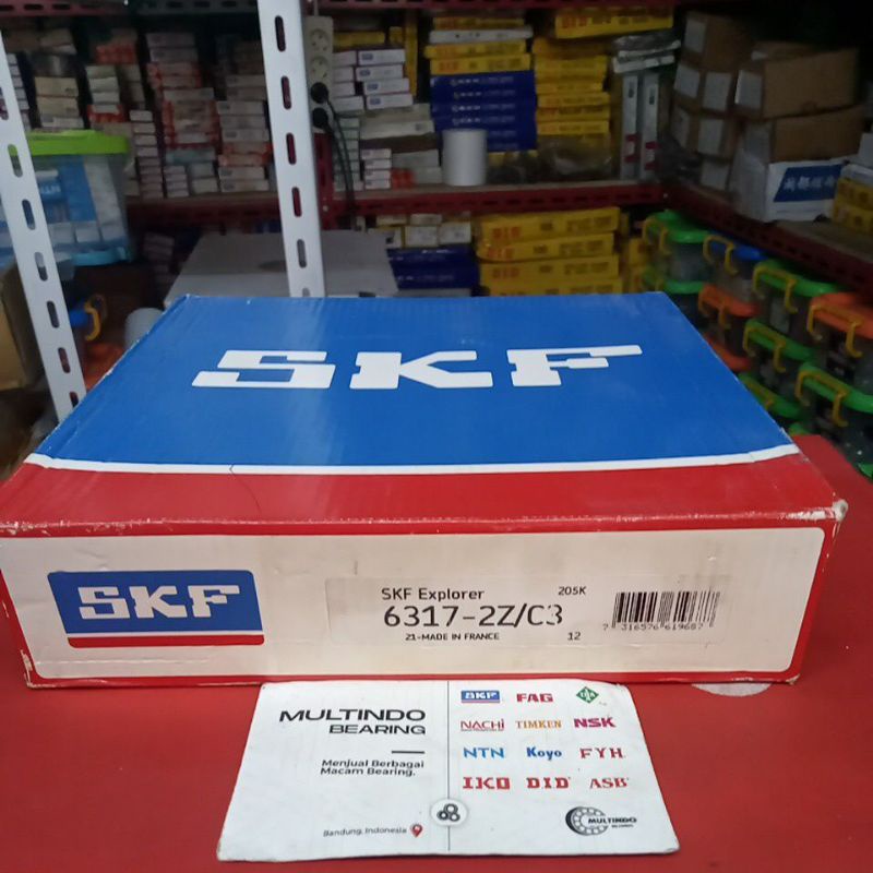 Jual Bearing 6317 ZZ C3 SKF FRANCE ORIGINAL | Shopee Indonesia