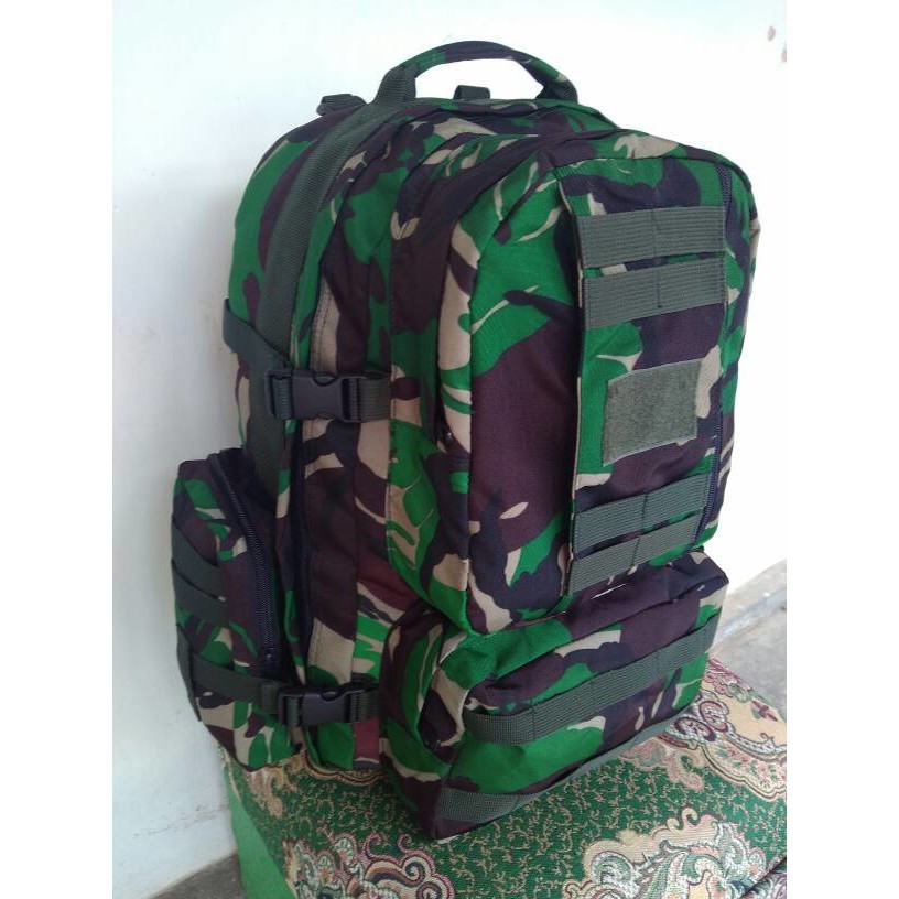 Jual TAS RANSEL TENTARA TNI INDONESIA TERBAIK UKURAN BESAR JUMBO LORENG ...