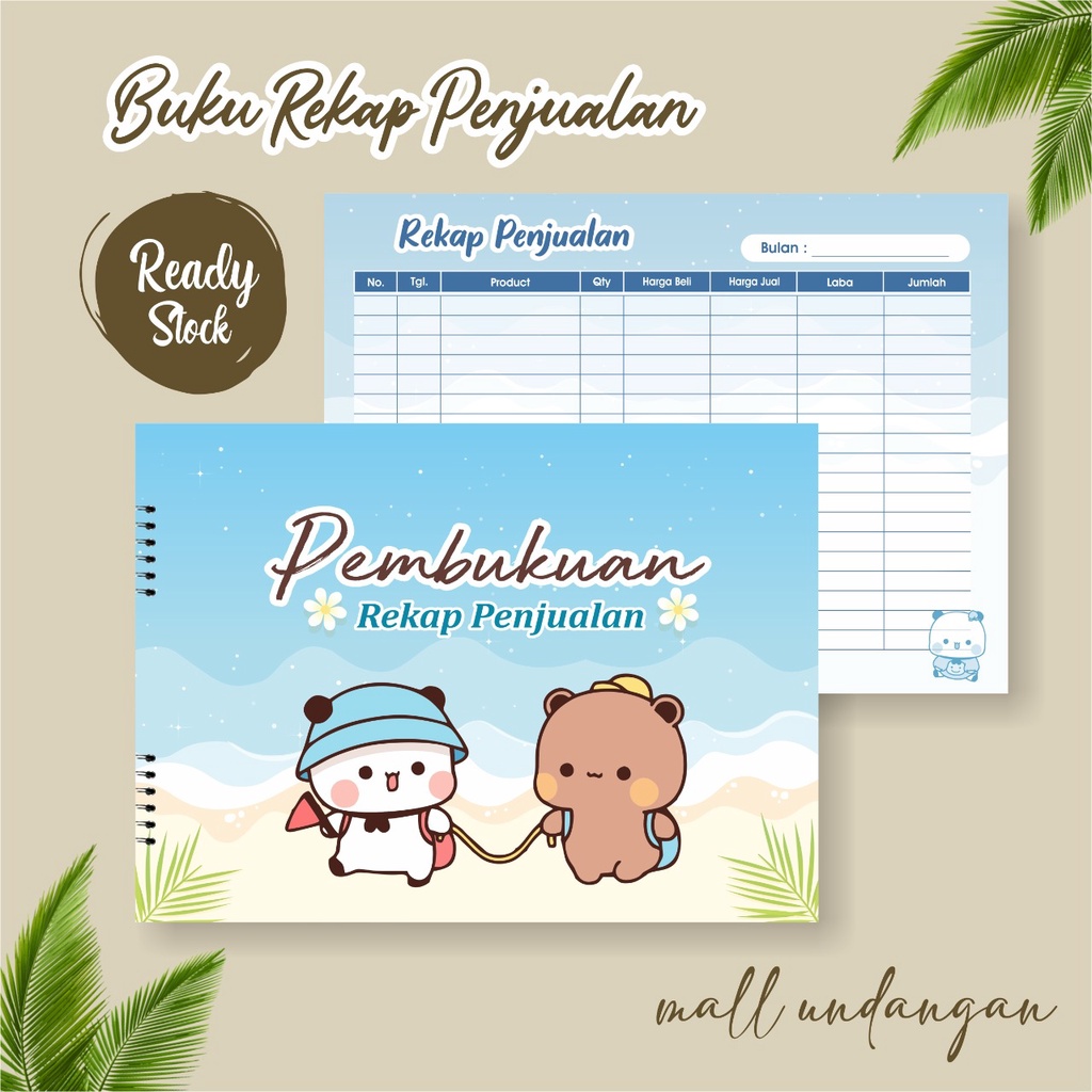 Jual Buku Rekap Orderan Penjualan Pembukuan Rekap Penjualan Olshop