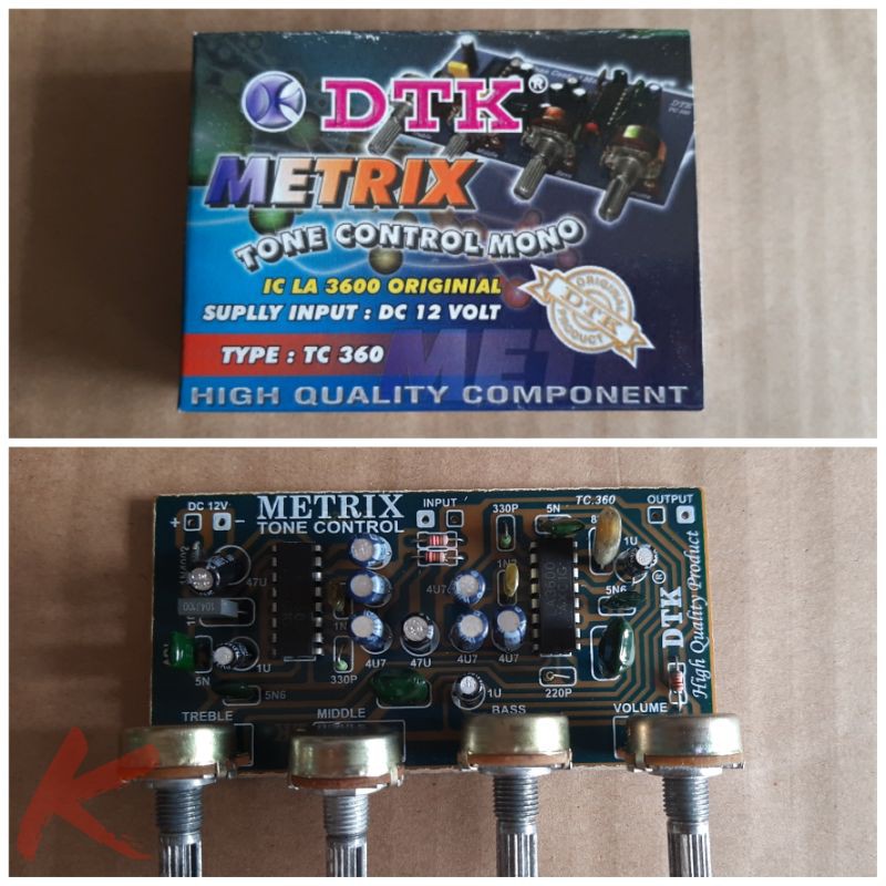 Jual Kit Rakitan Tone Control Mono 12V DC | Shopee Indonesia
