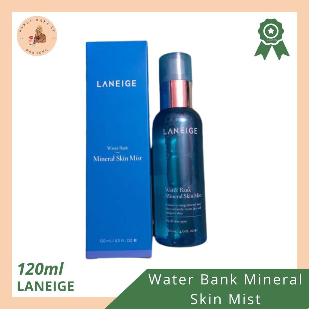 Jual Laneige Water Bank Mineral Skin Mist 120ml Facial Mist Face Mist