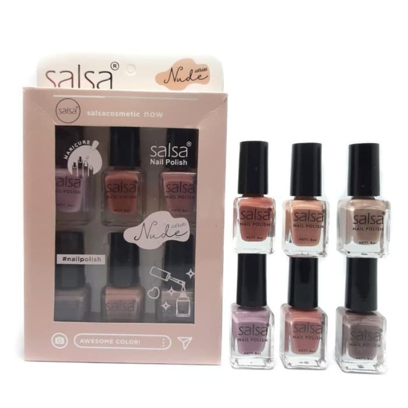 Jual kutex Salsa Nude Series se pak Isi 6 new , kitex salsa nude baru ...