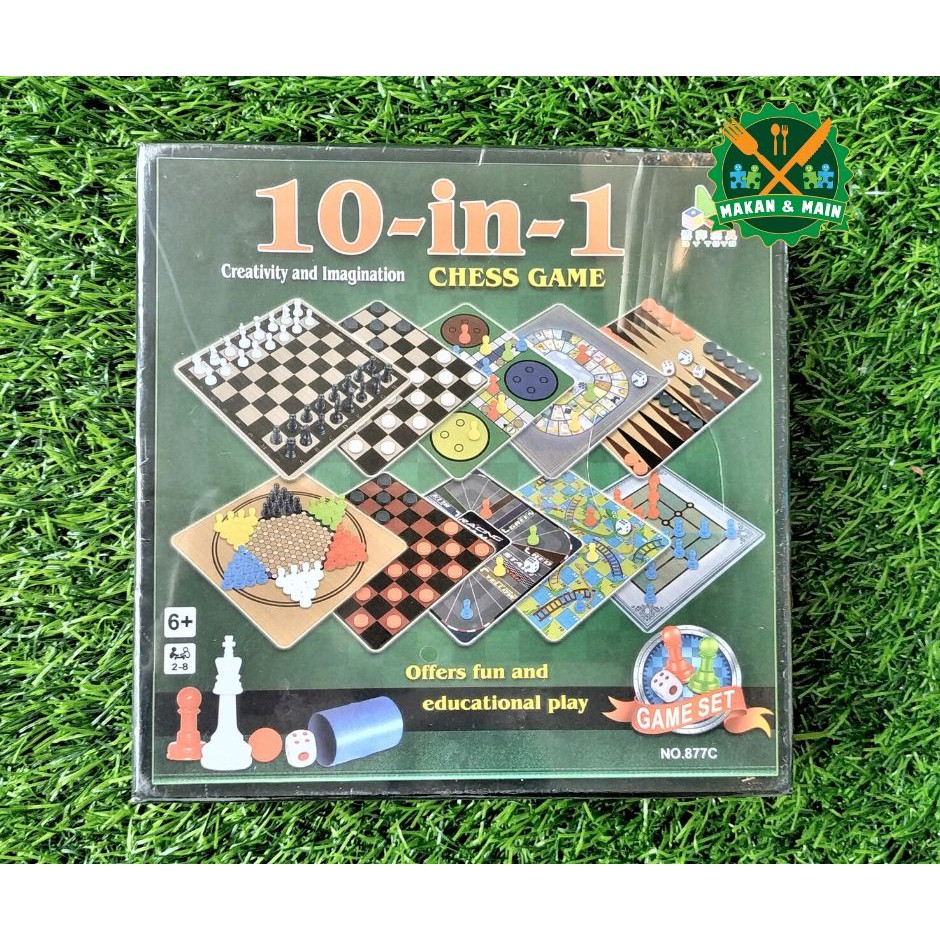 Jual Mainan Ular Tangga Catur Halma Ludo Othello Board Game Papan ...